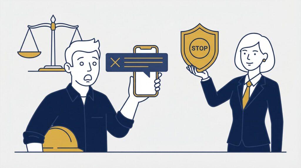 zwolnienie przez SMS WhatsApp