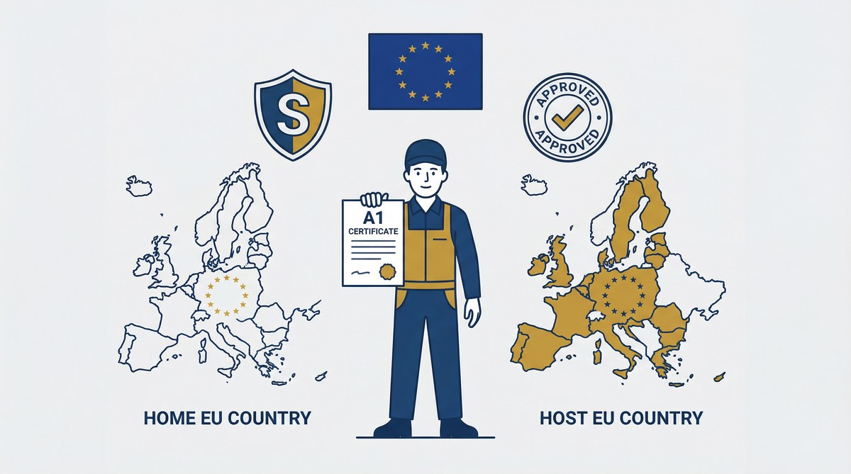 ubezpieczenie społeczne - A1-verklaring – ubezpieczenie społeczne przy pracy za granicą