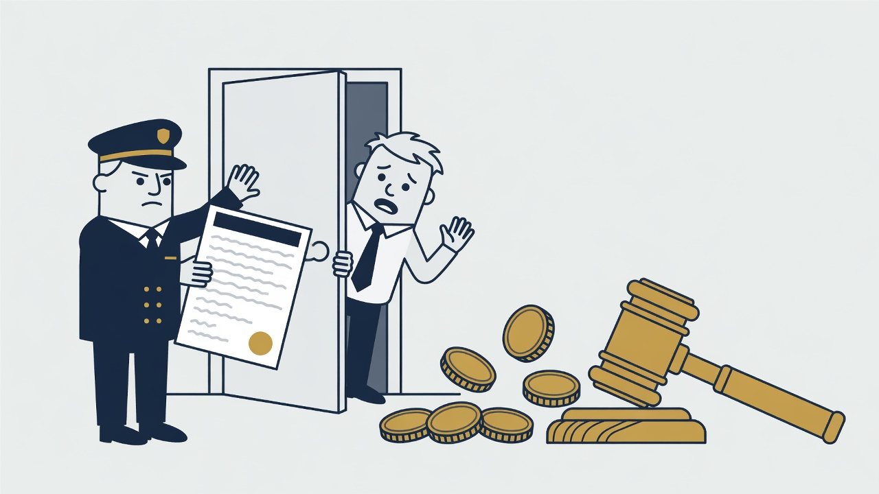 Ilustracja: Windykacja i komornik: wszystko, co powinni Państwo wiedzieć